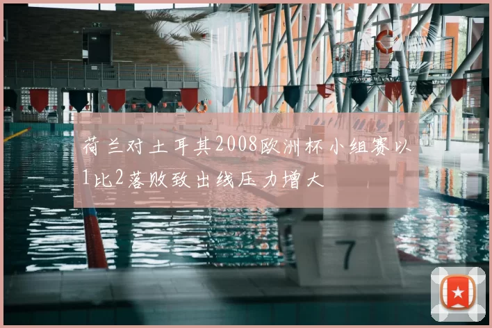 荷兰对土耳其2008欧洲杯小组赛以1比2落败致出线压力增大